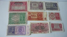 BANCNOTE STRAINE LOT 9 BUC.