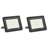 VidaXL Proiectoare cu LED, 50 W, 2 buc., alb cald