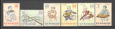 Romania.1961 Instrumente populare XR.419 foto