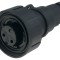 Conector mamă circular 3 pini IP68