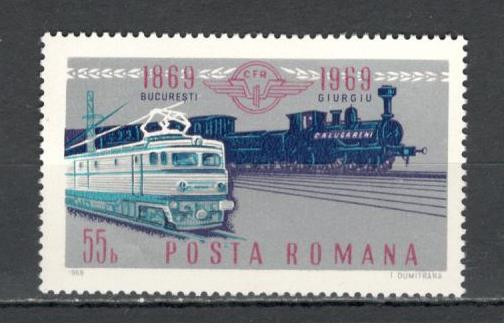 Romania.1969 100 ani Caile Ferate TR.286