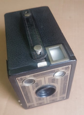 C650-Aparat BROWNIE JUNIOR Box foto vechi Kodak Film colectie anii 1900. foto