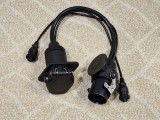 Adaptor Diagnoza ABS/ABS Trailer ISO 7638 WABCO CAN 24V Heavy Duty Truck 7pin 9pin D For WDI