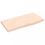 Cumpara ieftin Blat de baie, 60x30x2 cm, lemn masiv netratat