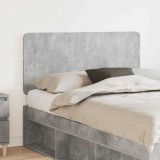 vidaXL Tăblie cap cu headboard Gri din beton 120 cm Lemn compozit 887905