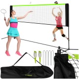 Plasa reglabila 3 &icirc;n 1 pentru volei, badminton si tenis Trizand