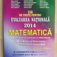 158 de teste pentru Evaluarea Nationala 2014 matematica- Artur Balauca, Mariana Ciobanasu