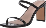 Cumpara ieftin Sandale cu toc pentru femei The Drop Avery, 2 curele, negru, 41 - OUTLET