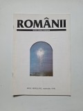 Romanii. Revista tuturor romanilor, Numar unic, Baile Herculane, noiembrie 1995, Banat / Caras