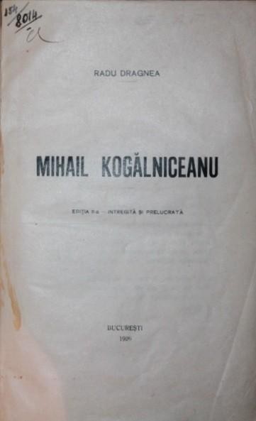 MIHAIL KOGALNICEANU