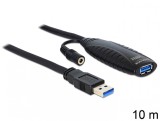 Cablu prelungitor activ USB 3.0 M-T 10m, Delock 83415