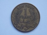 1 FRANC 1926 TUNISIA, Africa