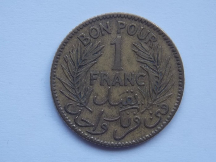 1 FRANC 1926 TUNISIA