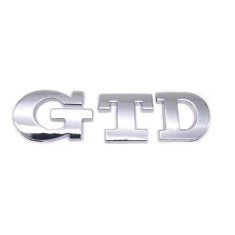 Emblema GTD spate portbagaj Volkswagen , chrom