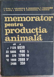 MEMORATOR PENTRU PRODUCTIA ANIMALA-I. DINU, V. JURUBESCU SI COLAB.