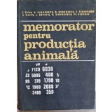 MEMORATOR PENTRU PRODUCTIA ANIMALA-I. DINU, V. JURUBESCU SI COLAB.-265963