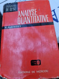 Analyse quantitative - V. Alexeev