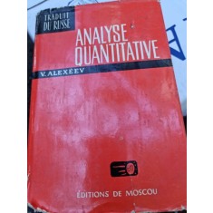 Analyse quantitative - V. Alexeev