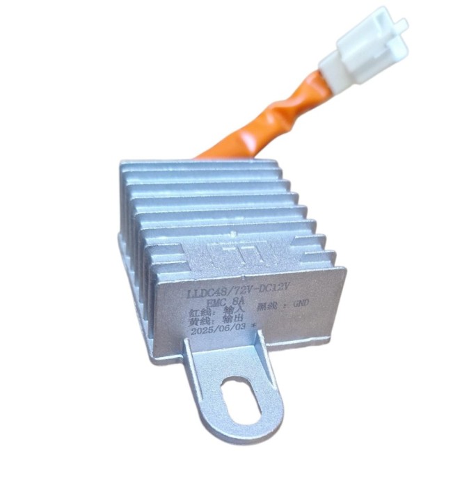 Invertor lumini scuter electric 48V/60V/72V &rarr; 12V 8A EMC &ndash; modul alimentare accesorii