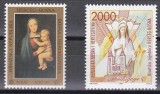 Bosnia și Herțegovina 1993 - Crăciun - Pictură de Rafael și Sanctuarul Doamnei &bdquo;Regina Păcii&rdquo; (Poșta Croată Mostar), 2 Serii, MNH