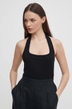 Sisley top femei, culoarea negru