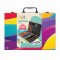 HAPPI HOBBI ART CASE SET DE DESEN DELUXE CU 100 DE ACCESORII CURCUBEU