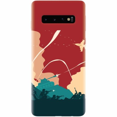 Husa silicon pentru Samsung Galaxy S10 Plus, War foto