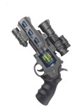 Pistol politist spatial cu sunet si lumini