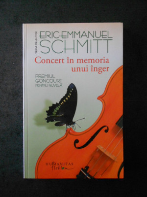 ERICH-EMMANUEL SCHMITT - CONCERT IN MEMORIA UNUI INGER foto