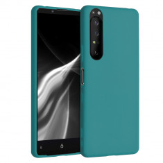 Husa pentru Sony Xperia 1 III, Silicon, Verde, 54753.57