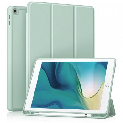Husa pentru Apple iPad 10.2 (2021) / 10.2 (2020) / 10.2 (2019), Techsuit, Flex Trifold, Verde Deschis foto