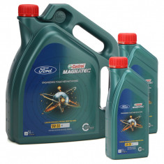 Set Ulei Motor Castrol Magnatec Ford 5W-30 A5 5L 15D5E8 + 2 Buc Ulei Motor Castrol Magnatec Ford 5W-30 A5 1L 15D5E6