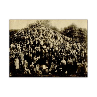 Adunare populară, fotografie de epocă - D foto