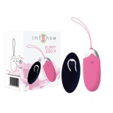 INTENSE - FLIPPY II VIBRATING EGG WITH REMOTE CONTROL PINK, INTENSE COUPLES TOYS
