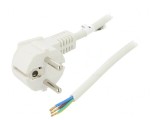 Cablu Alimentare PVC Alb 5m 10A, Goobay