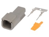 Conector DTM 2 PIN Tată Crimpat