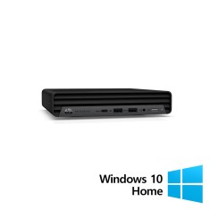 Calculator Refurbished HP ProDesk 400 G6 Mini, Intel Core i5-10500T 2.30 - 3.80GHz, 8GB DDR4, 256GB SSD + Windows 10 Home NewTechnology Media foto