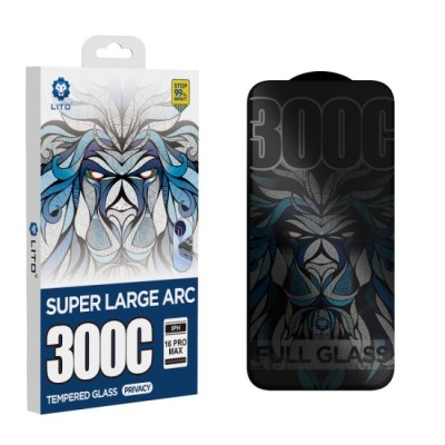 Folie pentru iPhone 16 Plus - Lito D+ Max Privacy 300C - Black foto