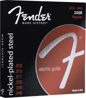 Corzi chitara electrica Fender Super 250R Nickel Plated Steel Ball End 10-46 foto