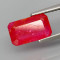 ~ &gt; &gt; RUBIN NATURAL SUPERB - Octogon ! ! certificat de autenticitate 2,35 ct. ++