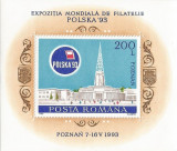 |Romania, LP 1313/1993, Exp. Mond. de Filatelie &quot;Polska &#039;93&quot;, col. dant., MNH, Nestampilat