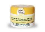 Crema gommage cu miere,argila,ul.jojoba,ul.struguri 50ml apidava