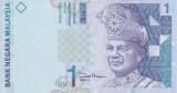 Bancnota Malaezia 1 Ringgit (1998) - P39b UNC ( vezi descriere )