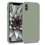 Husa pentru Apple iPhone X / iPhone XS, Silicon, Verde, 42495.172, Carcasa