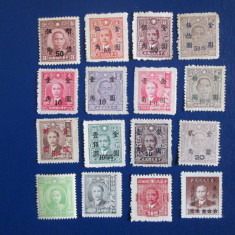 CHINA SERIE NESTAMPILATA=MNH/MH=8