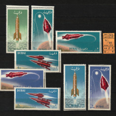 Dubai, 1964 | Vehicule spaţiale - Omagiu astronauţilor - Cosmos | MNH | aph