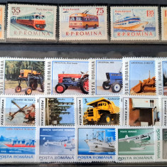 TIMBRE ROMANIA MNH -LOT INDUSTRIE -LP565/1963;1137/1985;1171/1986;1379/1995-