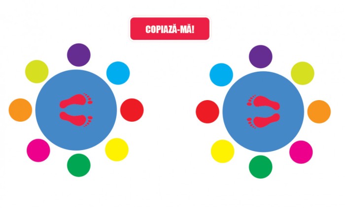 Joc de podea Copiaza-ma