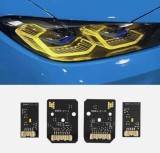 Set 4 Module DRL Angel Eyes LED Galbene CSL Style Semnalizare BMW Seria 4 G22/G23/G26 M4 G82 2020+ Laser