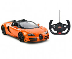 Masina cu telecomanda Bugatti Grand Sport Vitesse, portocaliu, scara 1 la 14 foto